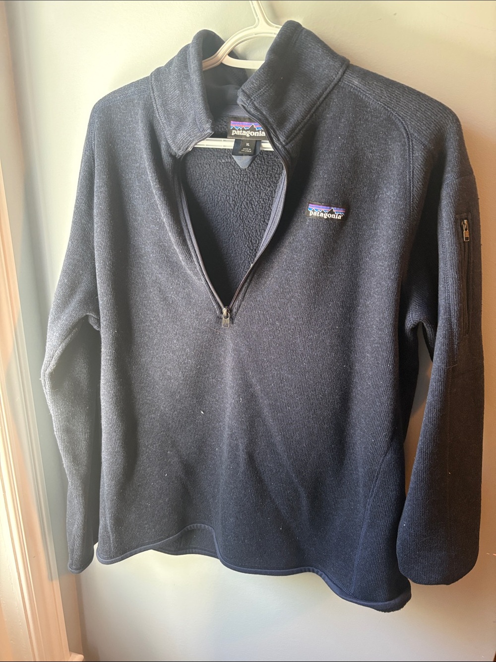 Patagonia Women's Navy Half-Zip Fleece Pullover